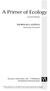 A Primer of Ecology. Sinauer Associates, Inc. Publishers Sunderland, Massachusetts