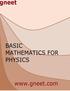 Topic 0 Basic Mathematics for Physics