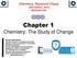 Chapter 1. Chemistry: The Study of Change. Chemistry, Raymond Chang 10th edition, 2010 McGraw-Hill