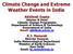 Climate Change and Extreme Weather Events in India