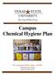 Campus Chemical Hygiene Plan