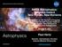 NASA Astrophysics: Progress toward New Worlds, New Horizons. Paul Hertz