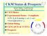 CKM Status & Prospects