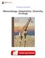books Mammalogy: Adaptation, Diversity, Ecology