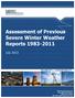 Assessment of Previous Severe Winter Weather Reports