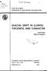 GLACIAL DRIFT IN ILLINOIS: THICKNESS AND CHARACTER