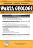 NEWSLETTER OF THE GEOLOGICAL SOCIETY OF MALAYSIA