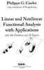 Philippe. Functional Analysis with Applications. Linear and Nonlinear. G. Ciarlet. City University of Hong Kong. siajtl
