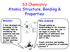 S3 Chemistry Atomic Structure, Bonding & Properties