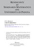 Rendiconti del Seminario Matematico della Università di Padova, tome 44 (1970), p. 1-25