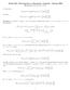 Math 565: Introduction to Harmonic Analysis - Spring 2008 Homework # 2, Daewon Chung