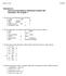 Solutions to: Units and Calculations Homework Problem Set Chemistry 145, Chapter 1