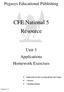 CFE National 5 Resource