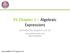 P1 Chapter 1 :: Algebraic Expressions