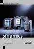 Parameter List Edition 11/2004. sinamics SINAMICS G110