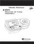 INSTRUCTION MANUAL Milwaukee Refractometer MA872 Refractometer for Fructose Measurements