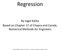 Regression. By Jugal Kalita Based on Chapter 17 of Chapra and Canale, Numerical Methods for Engineers