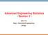Advanced Engineering Statistics - Section 5 - Jay Liu Dept. Chemical Engineering PKNU