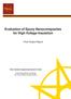 Evaluation of Epoxy Nanocomposites for High Voltage Insulation