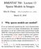 BMI/STAT 768 : Lecture 13 Sparse Models in Images