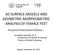 3D SURFACE MODELS AND GEOMETRIC MORPHOMETRIC ANALYSIS OF FEMALE FEET