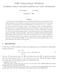 CORC Technical Report TR Ambiguous chance constrained problems and robust optimization