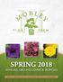 SPRING 2018 ANNUALS, GROUND COVERS & TROPICALS GEORGIA S PREMIER GROWER & EXCLUSIVE EXPERIENCED SOURCE FOR GREENSLEEVE