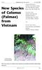 New Species of Calamus (Palmae) from Vietnam