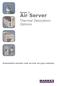 Series 2 Air Server Automated canister and on-line air/gas analysis