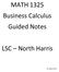 MATH 1325 Business Calculus Guided Notes
