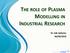 THE ROLE OF PLASMA MODELLING IN INDUSTRIAL RESEARCH. Dr. Ade Ayilaran 06/09/2018