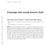 Cosmology with moving bimetric fluids