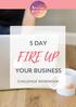 5 DAY YOUR BUSINESS CHALLENGE WORKBOOK