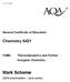 hij Mark Scheme Chemistry 6421 General Certificate of Education Thermodynamics and Further Inorganic Chemistry 2009 examination - June series