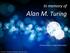 In memory of. Alan M. Turing. Christoph Stamm Roger Wattenhofer. ETH Zurich Distributed Computing