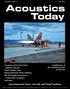 VOLUME 9, ISSUE 3 JULY Acoustics Today. Environmental Noise: Aircraft and Wind Turbines