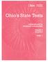 Ohio s State Tests ANSWSER KEY & SCORING GUIDELINES GRADE 8 SCIENCE PART 1