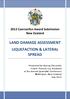2012 Caernarfon Award Submission New Zealand LAND DAMAGE ASSESSMENT LIQUEFACTION & LATERAL SPREAD