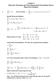 Chapter 5 Molecular Vibrations and Time-Independent Perturbation Theory Homework Solutions