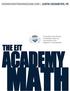 EIT ACADEMY MATH BY JUSTIN DICKMEYER, PE OF ENGINEERINTRAININGEXAM.COM