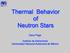 Thermal Behavior of Neutron Stars