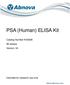 PSA (Human) ELISA Kit