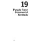 Pseudo-Force Incremental Methods