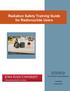 Radiation Safety Training Guide for Radionuclide Users