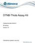 DTNB-Thiols Assay Kit