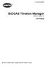 BIOGAS Titration Manager