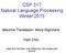 CSP 517 Natural Language Processing Winter 2015