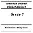 Alameda Unified School District. Grade 7. Benchmark 3 Study Guide
