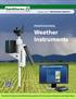 Weather Instruments PROFESSIONAL. Summer 2013 PROFESSIONAL PRODUCTS