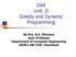 DAA Unit- II Greedy and Dynamic Programming. By Mrs. B.A. Khivsara Asst. Professor Department of Computer Engineering SNJB s KBJ COE, Chandwad